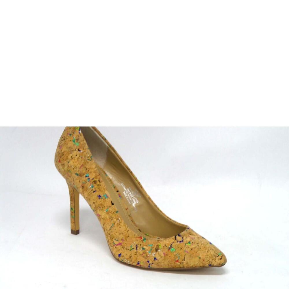 G.I.L.I. Pointed Toe Pumps Jill Cork Multi - Medium - Picture 5 of 6